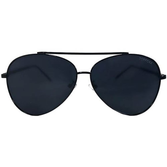 Topfoxx Amelia Sunglasses in Jet Black